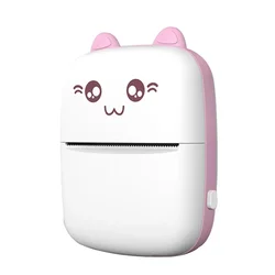 Impresora Portatil Con Bluetooth Imprimante Mini Portable Pocket Mobile Printer Stickers Label Photo Thermal Wireless Printer