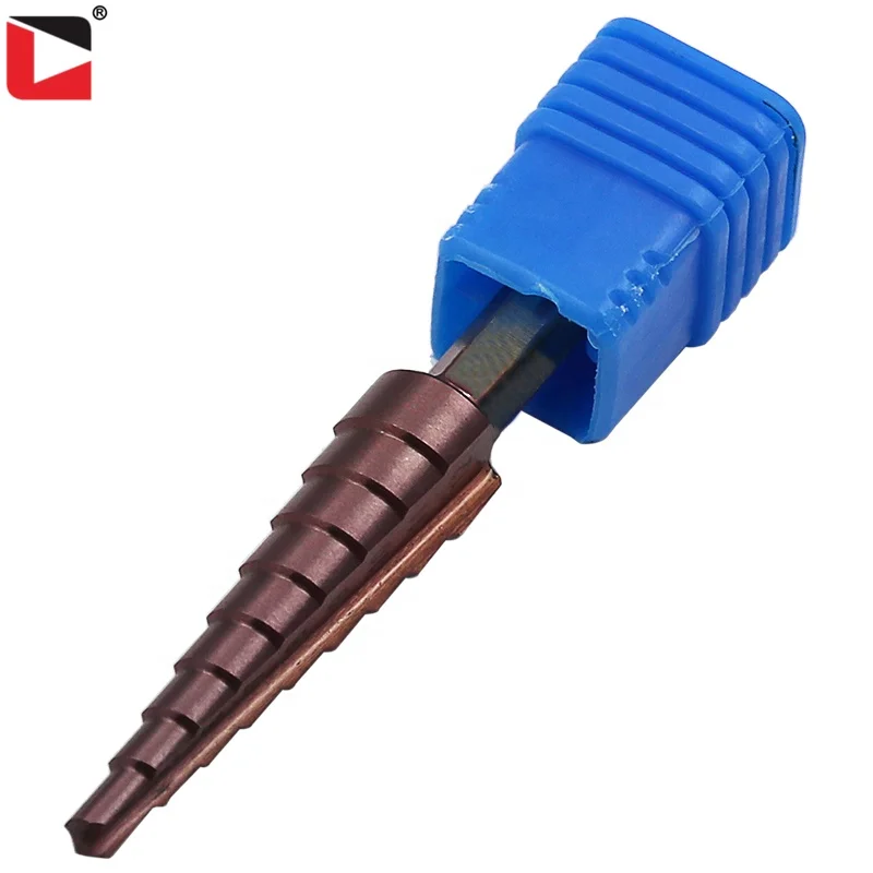 HSS M35 cobalt coated sheet metal step drill bit set