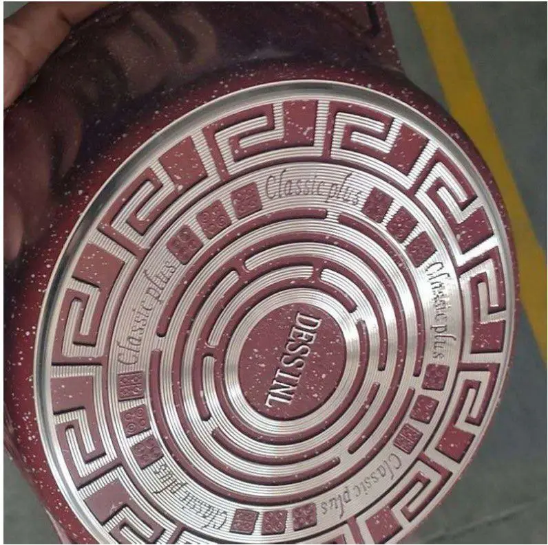 Dessini 21pcs cookware set with medical stone non-stick aluminum die-casting pan set  pot soup pot kitchen