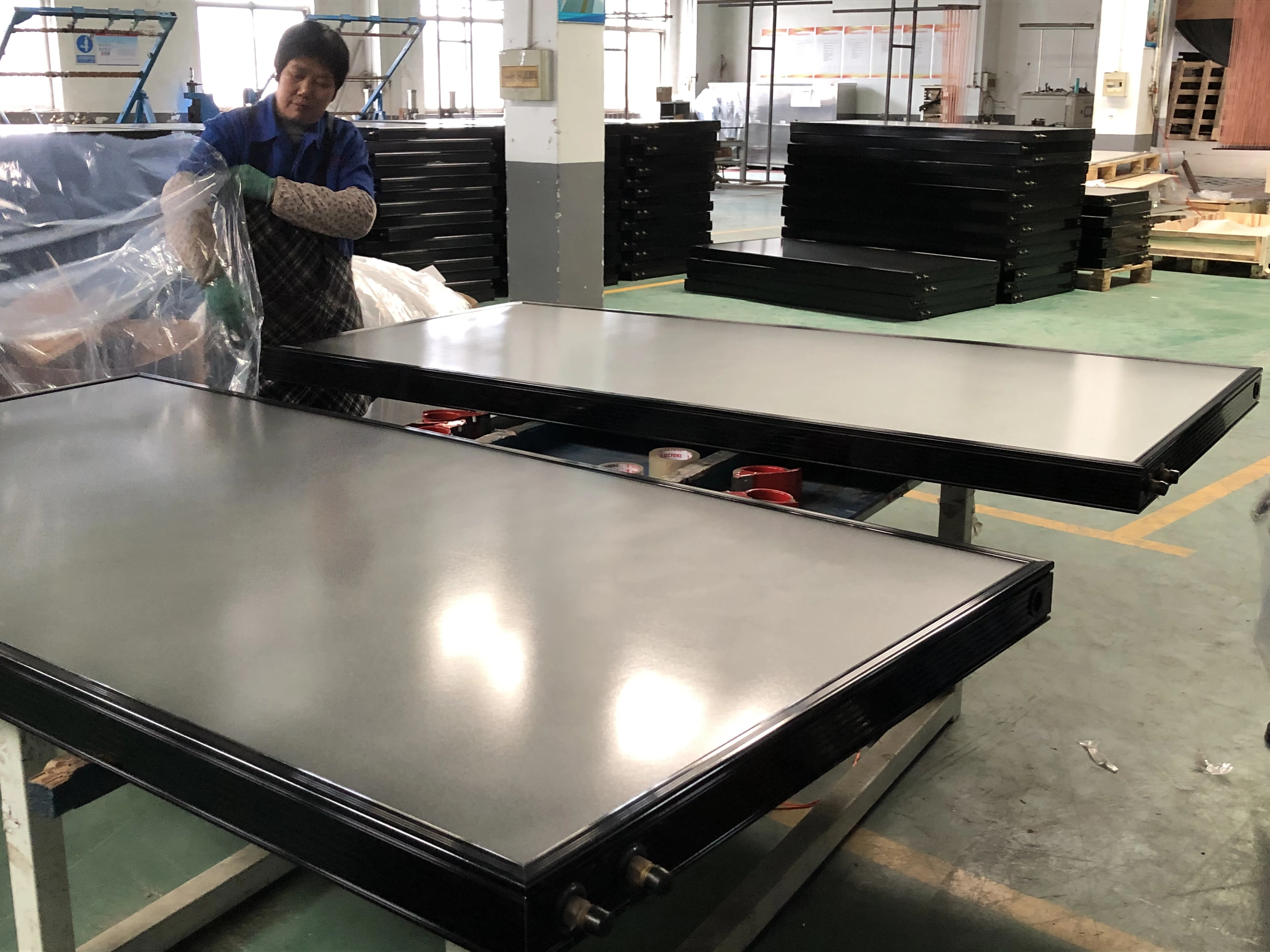 Meisheng 2024 new arrival solar energy collector premium for bathroom flat plate solar water heater