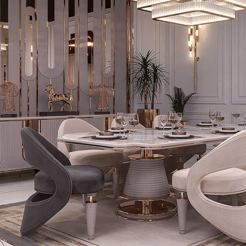 Modern Gold Stainless Steel Upholster Luxury Dining Chair Velvet Restaurant Chair Wedding Chair For Home Cafe Hotel Wedding