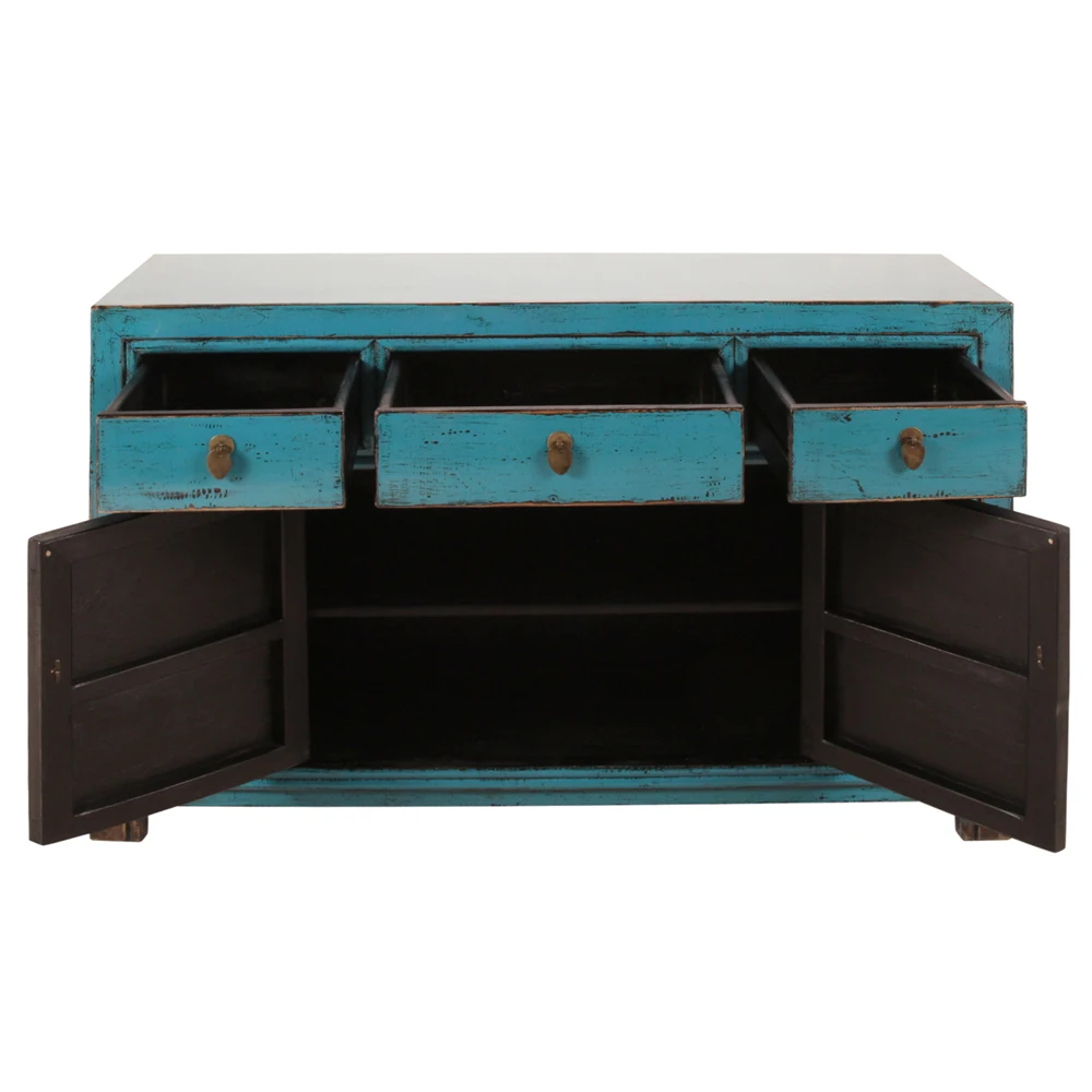 
chinese colorful sideboard antique furniture bar cabinet Having an antique flavour national style home storage cabinet sideboard 