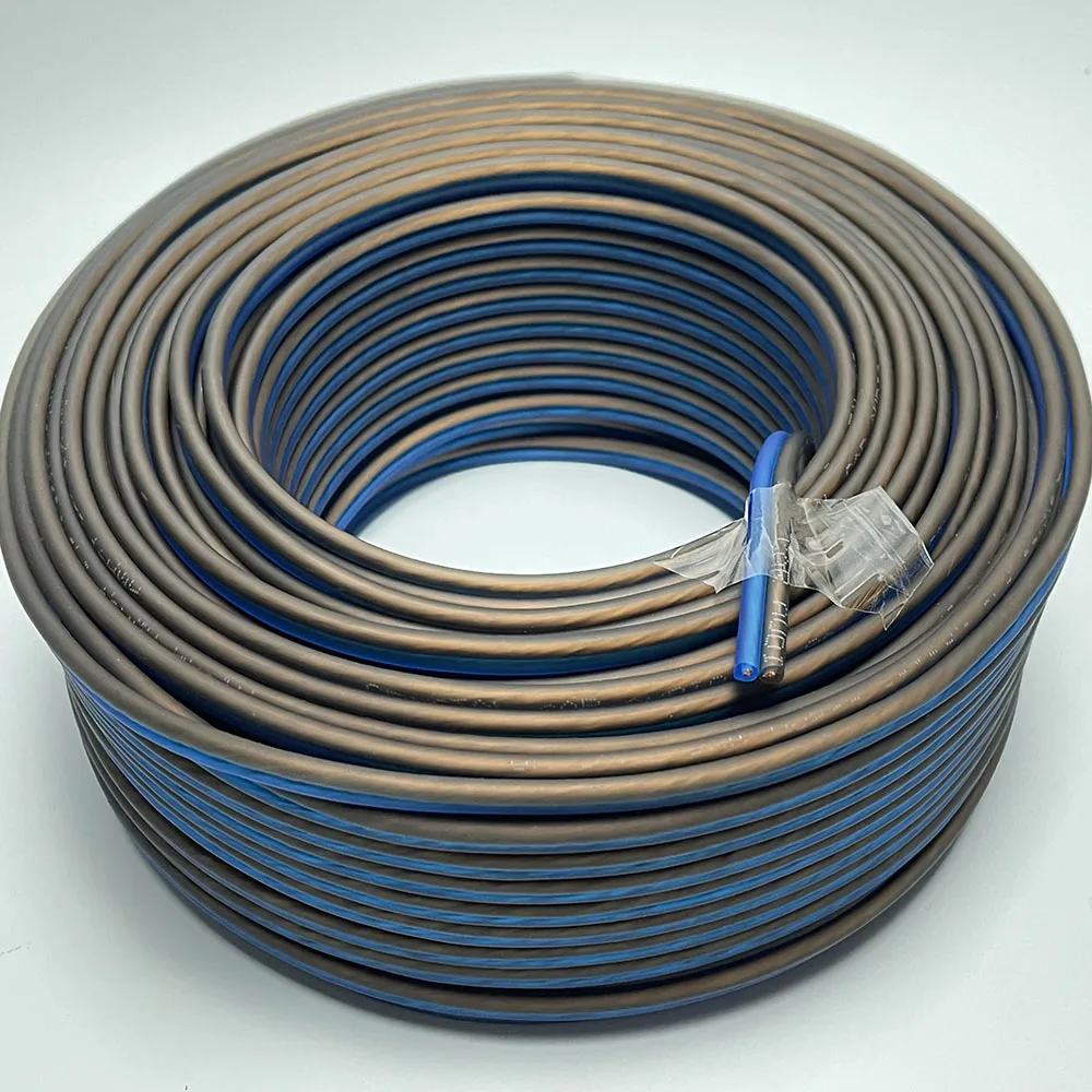 2C 8/10/12/14 AWG Strand BC OFC BS CCA Transparent/Frosted Bulk Wire 12AWG Speaker Cable