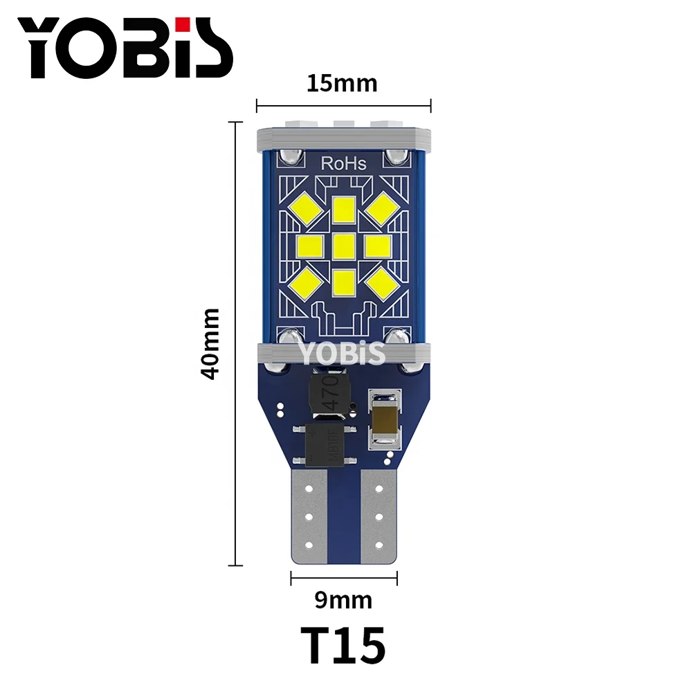 New design  194 W5W 12V T15 Auto Light LED Canbus 24smd super brightness Car LED Lights Turn Signal Brake Light