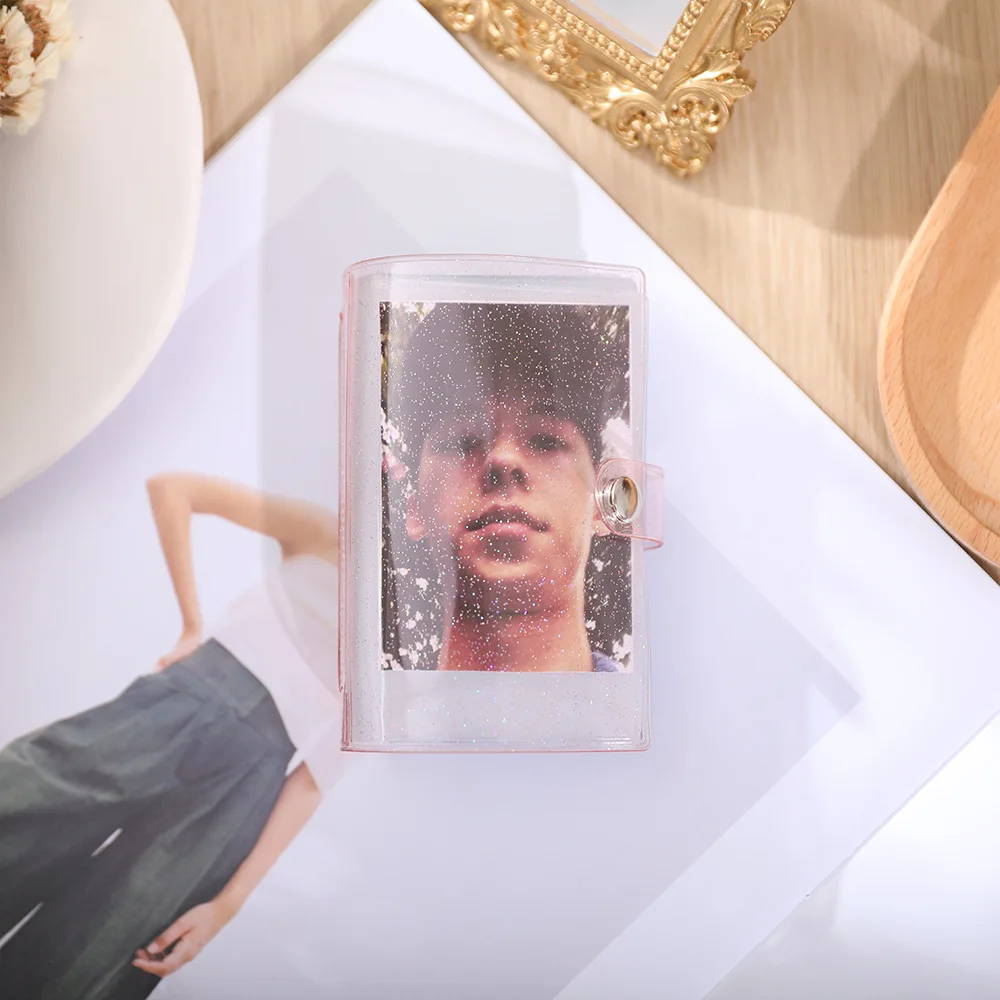 Little Daisy New Mini Album Pocket Insert Photo Album ID Photo Storage Album Small Keychain