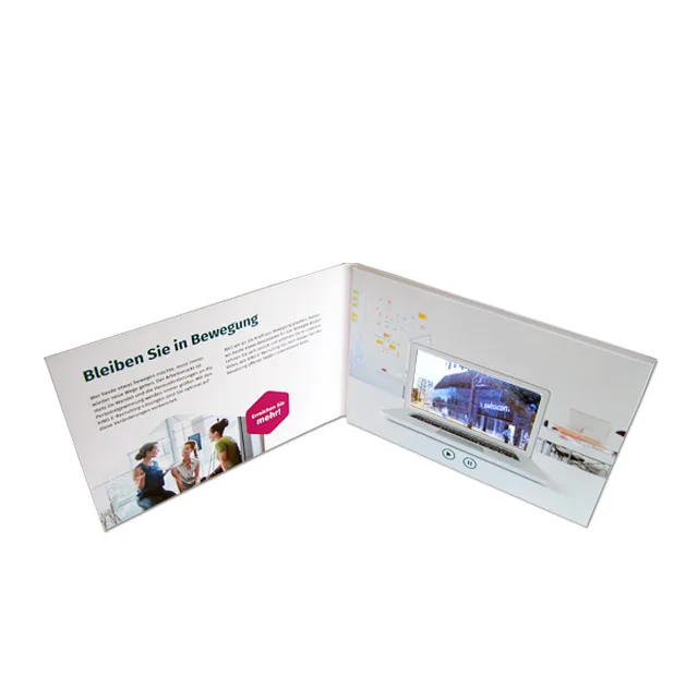 Golden supplier video greeting card electronic