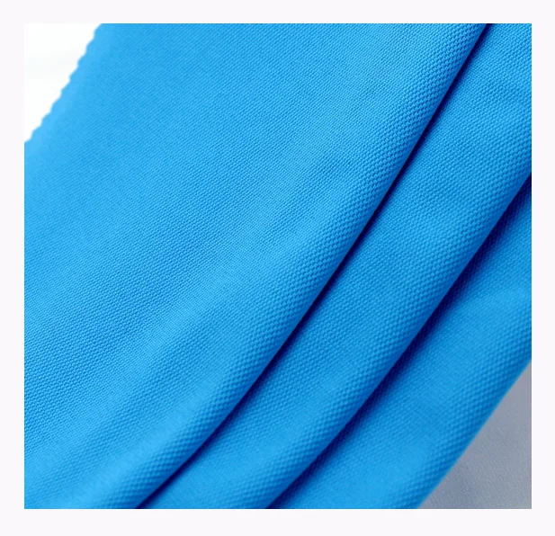 Good Quality pretty and colorful Soft texture cotton fabrir Mercerized cotton pique fabrics for clothing pique polo