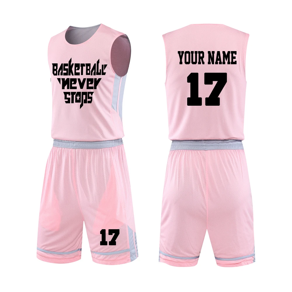 High quality and low price wholesale team reversible basketball jerseys warm up jersey