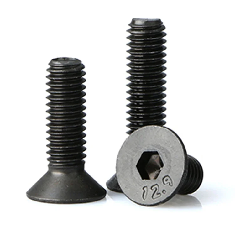Carbon Steel 8.8 10.9 12.9 /A2-70 A4-80 Stainless Steel countersunk screw hex socket screw DIN7991