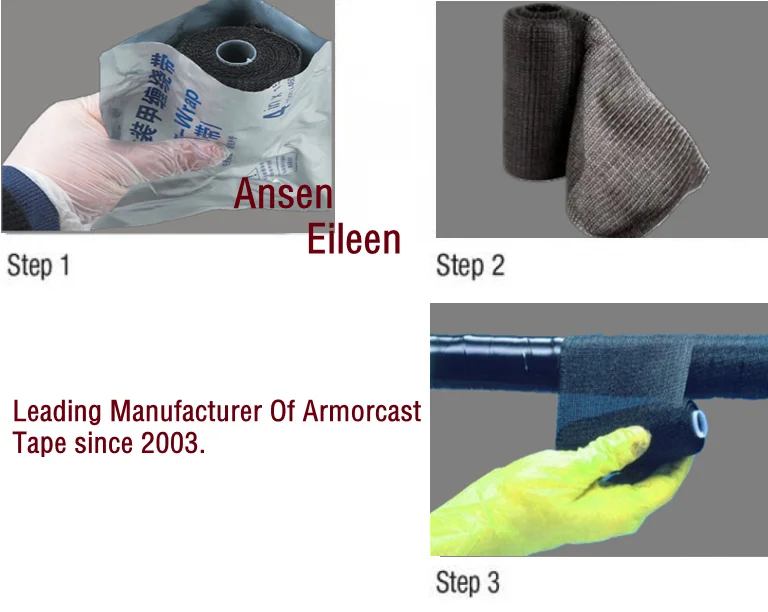 10kv Outdoor Heat Shrinkable Armor Wrap Power Cable Accessories Armor Cast Tape