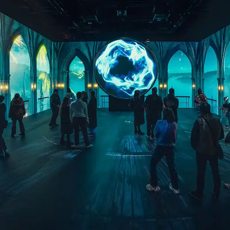 Large screen Immersive Interactive Wall/floor Laser Projection Immersive interactive classrooms