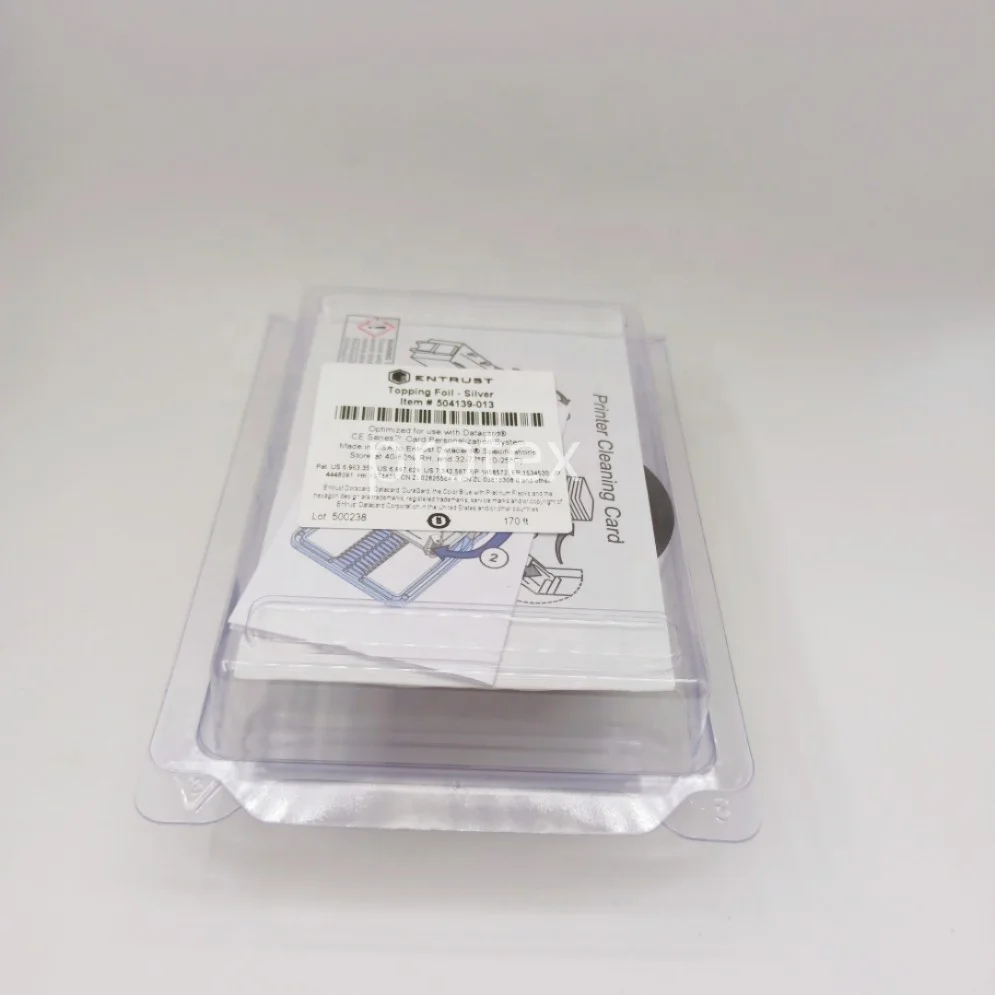 Datacard Ce840 Ce870 Silver Indent Foil 504139-013