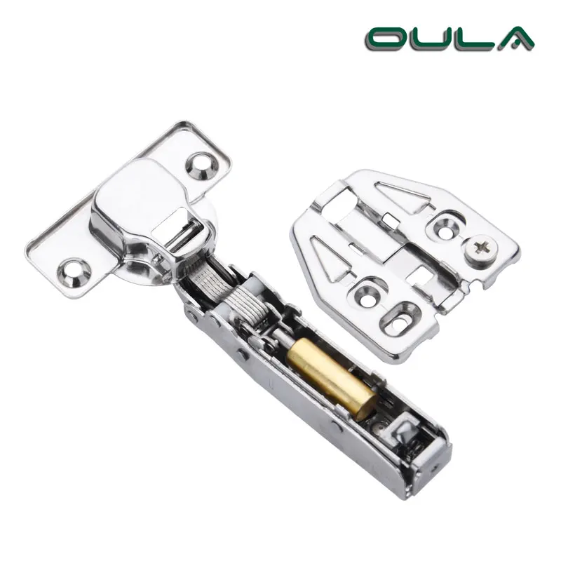 High Quality Stainless Steel 201 Adjustable 3D Cabinet Hinge Modern Iron Hydraulic Furniture Hinge Kitchen Dining Home Furniture