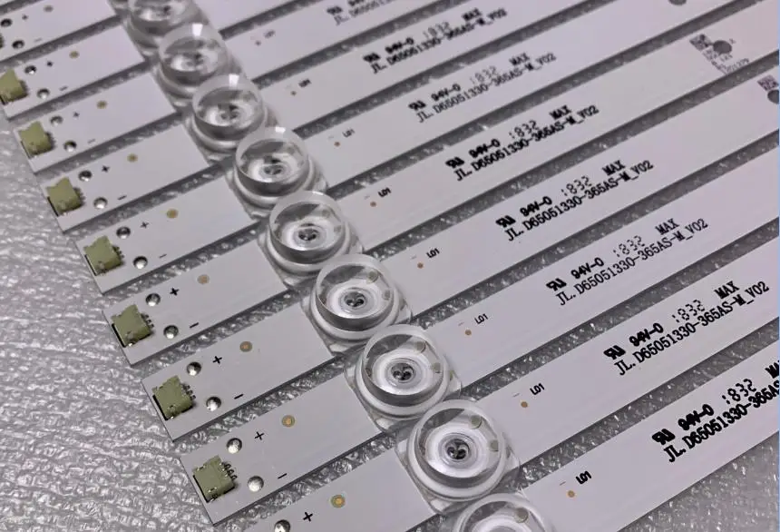 JL.D65051330-365AS-M-V02 Led Tv Backlight Bar for H65E3A H265AS5 5 lamps Aluminum Led Tv Light strips