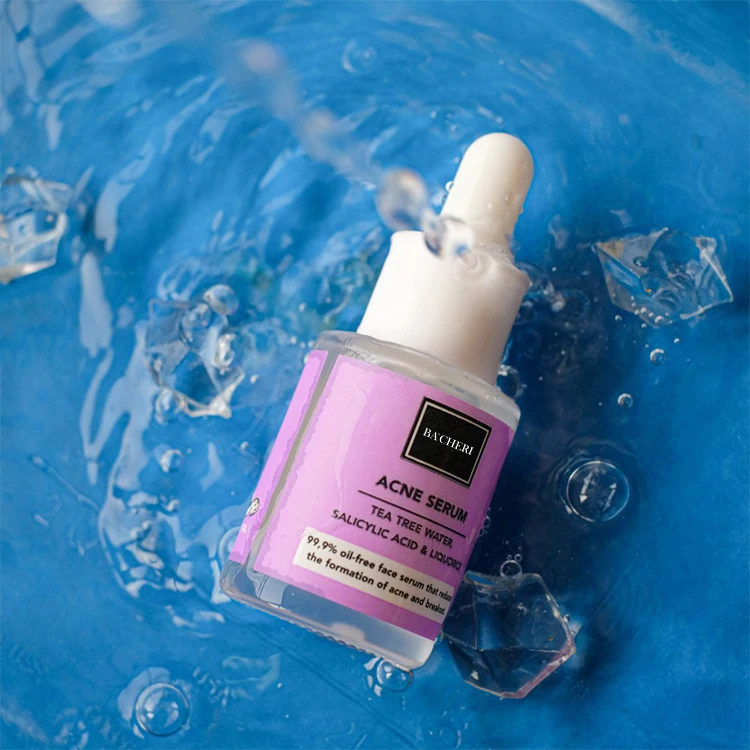 Kangrong OEM ODM Skin Care Face Care Oil Free Anti Acne Tea Tree Salicylic Acid Liquorice Acne Serum