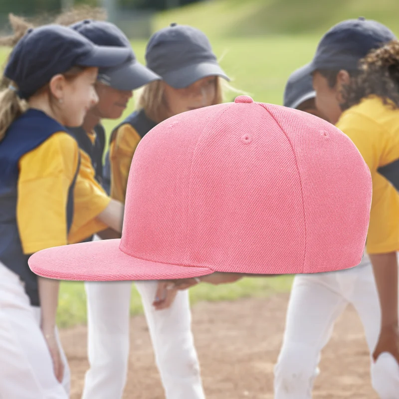 Мужская Регулируемая Снэпбэк Кепка из 100% хлопка с высокой структурированной короной и плоским