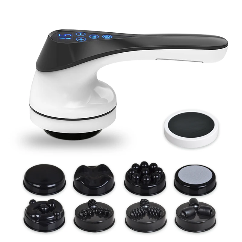 PL-665DC Handheld Electric Relax Massage Tool with 5 Modes & 6 Vibration Speeds