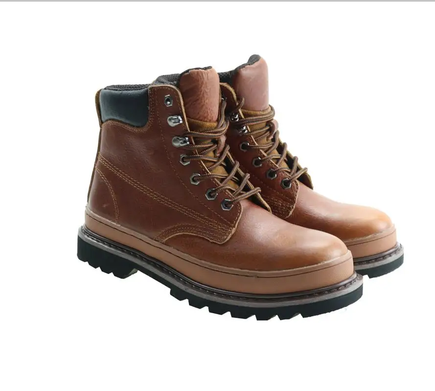 Модные мужские коричневые многофункциональные ботинки Goodyear ручной работы Боевая защитная обувь
