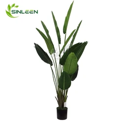 Artificial Fabric Traveller Palm Plant Ravenala Madagascariensis Bird Of Paradise