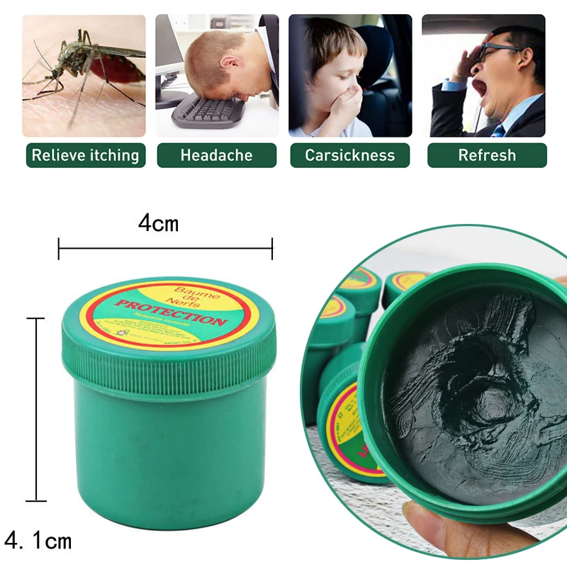 Herbal Green Ointment30g Painkiller Ointment Muscle Pain Relief Anti Mosquito Soothe itch Dizziness amazon hot