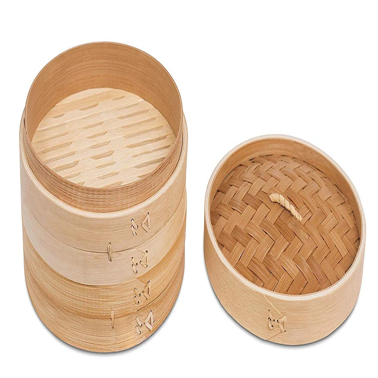 High Quality Natural Eco Basket Durable Reusable Environmental Protection Bamboo Steamer