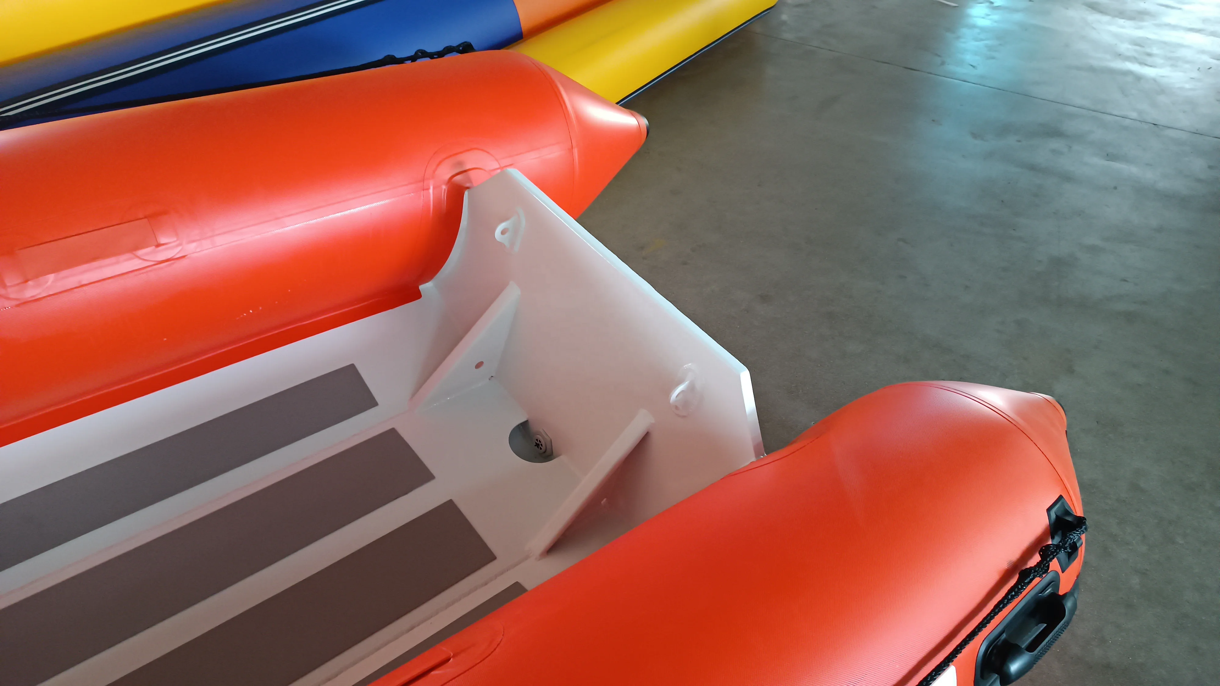 aluminum hull inflatable rib dinghy boat