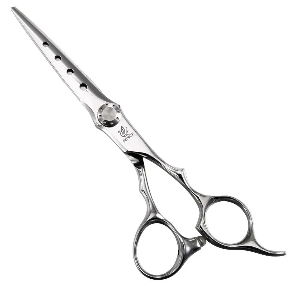 6.25 Inch Japanese VG10 Stainless Steel Barber Hair Scissors Blade with Holes