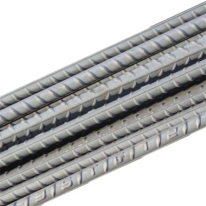 Iron Rod China Hot Ribbed Steel Rebar Rebars Steel 3/8 1/2 1 Inch Deform Steel Bar