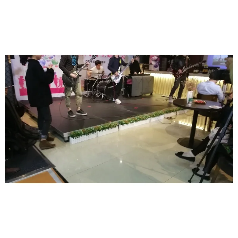 Show Stage Portable Truss Display  Folding Stage Support OEM Aluminum Stage Mobile Outdoor Platform