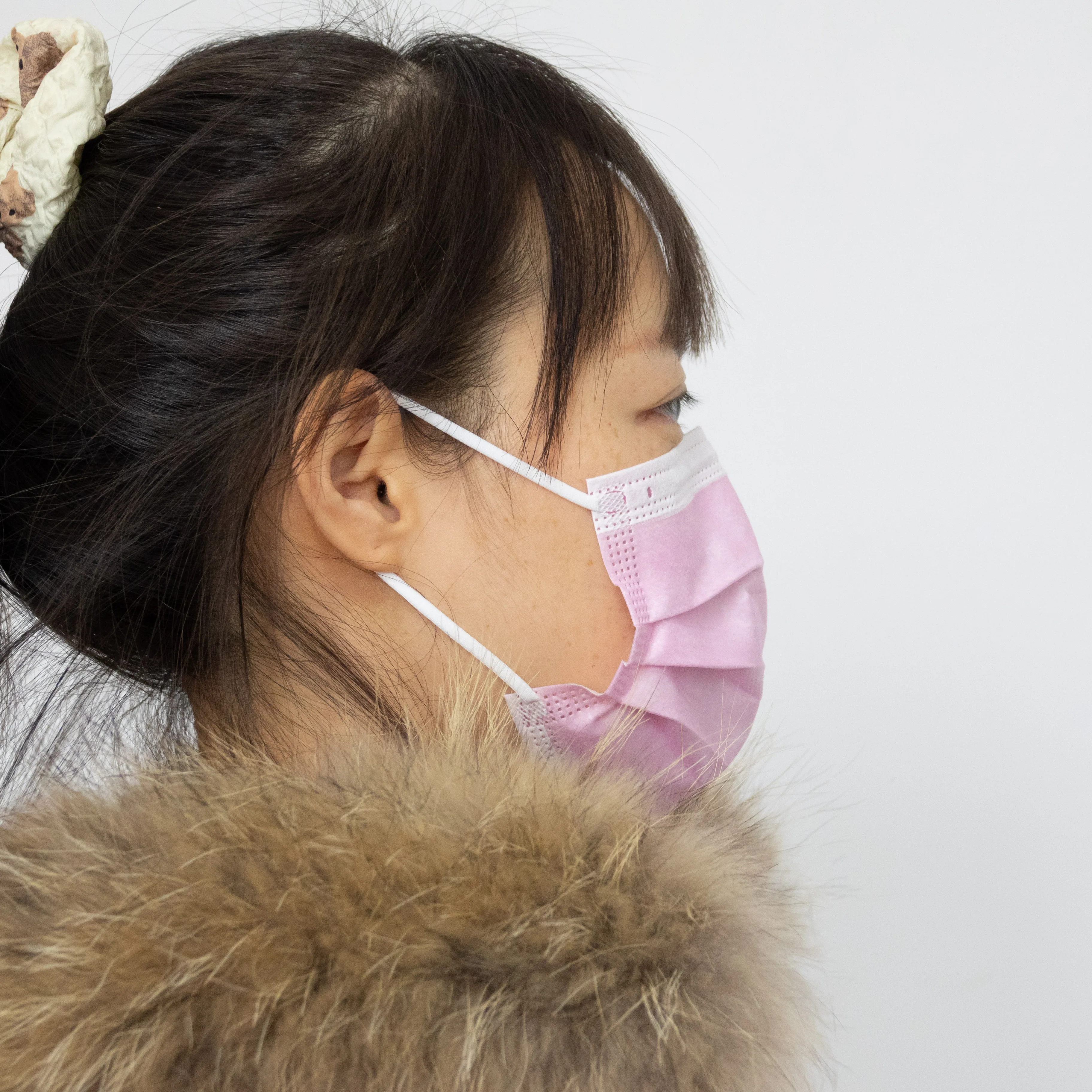 Disposable 3ply medical face masks 510K ASTM  Level 1 2 3 surgical face mask PINK COLOR