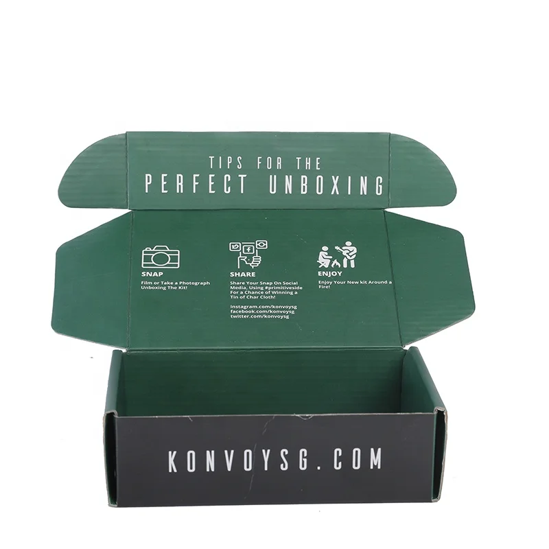 High quality cardboard paper packaging boxes Corrugated Ecommerce underwear Packaging Shipping Mailer Boxes for underwear
