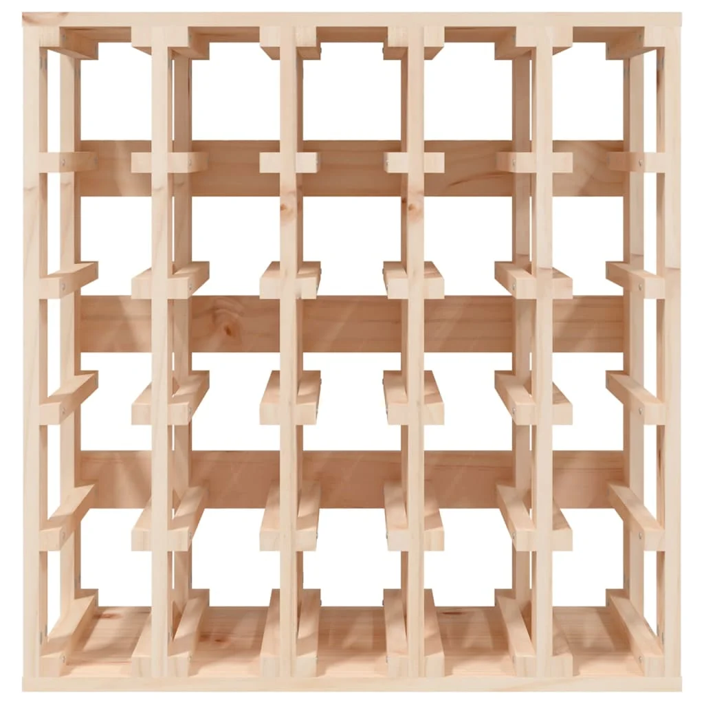 Customized 25 Bottle Wooden Cube For Home Bottle Storage Display Modular Wine Racks Wooden Wine Cabinet