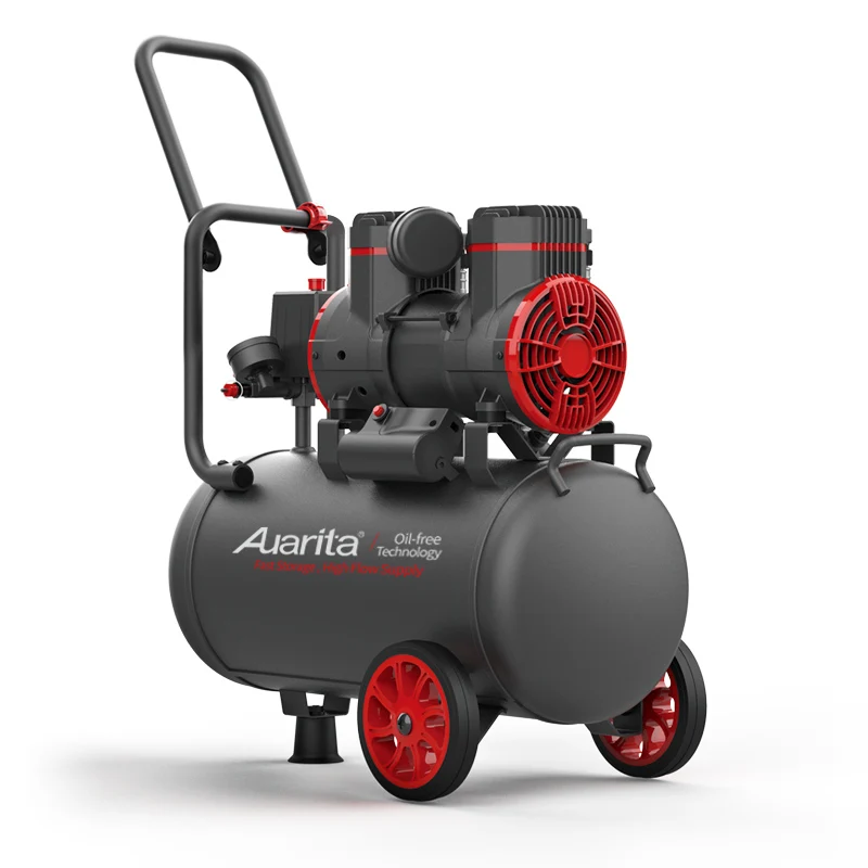 Low Maintenance Cost 1 Hp 24 L Most Popular Portable Oil Less Air Compressor 0.75kw