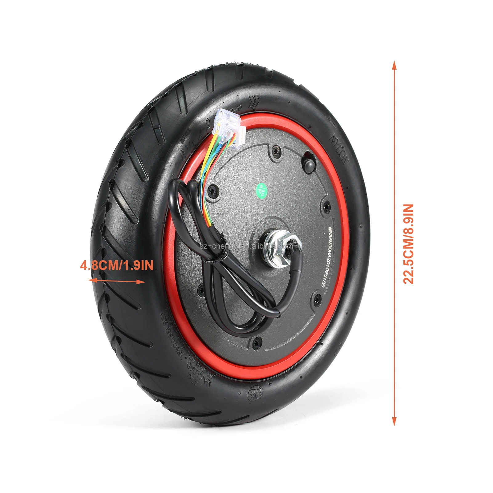 Shengjia Original Engine Motor For M365 Pro Electric Scooter 8.5 Inch Wheel Replacement Parts 350W Hub Motor