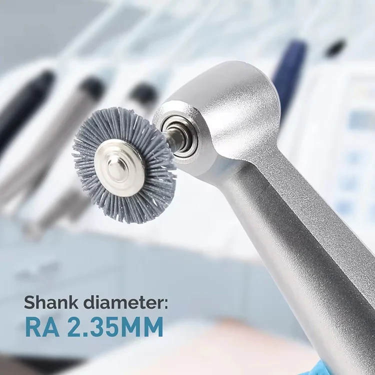 Electric Dental Polishing kits with Alumina/Silicon Carbide Material Prophy Brush for Contra Angle Handpiece