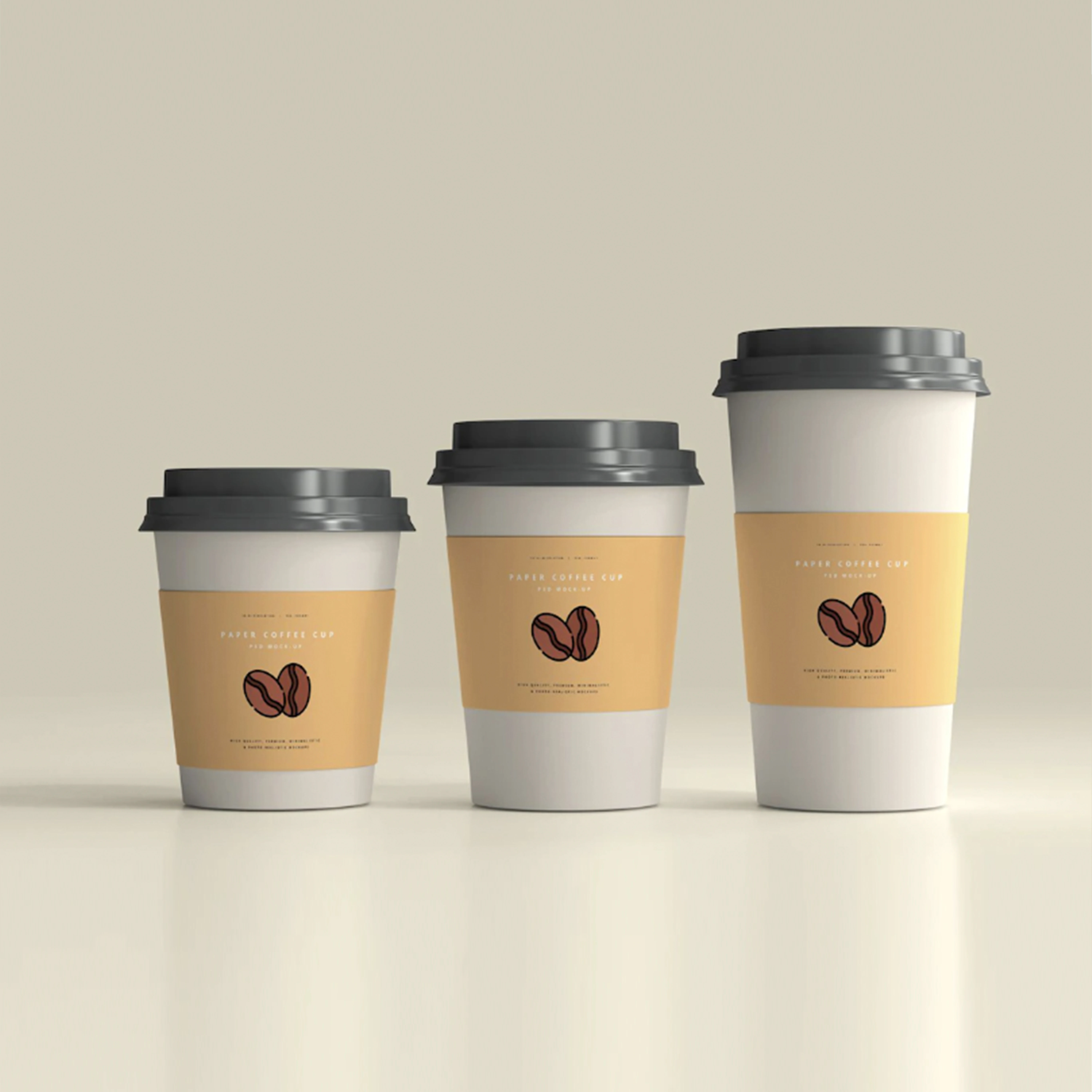 High Quality Custom Logo Professional Film Disposable Paper Cup Beverage Cup Save Freight Cost