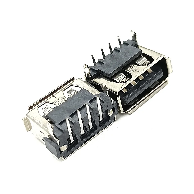 PCB Mount SMT Short Body USB A Female Socket Connector