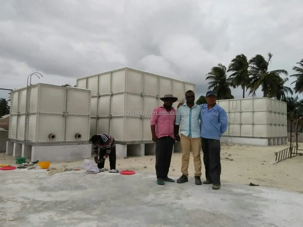 
70000 gallons frp water filter tank price 