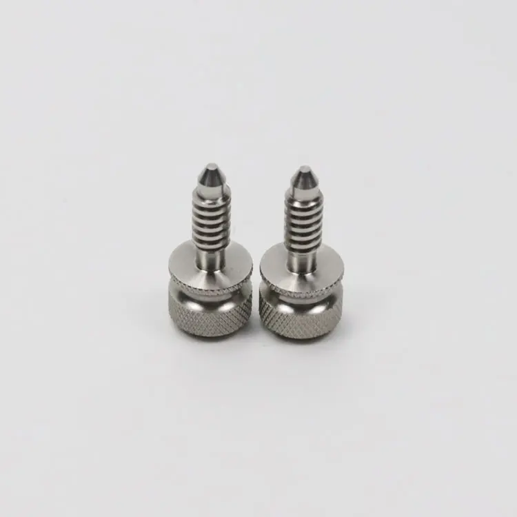 Southco Fasteners Stainless Steel Captive Screw 6-32 Thread  Fast Lead Screw flat head Recess Knurled Bright Knob
