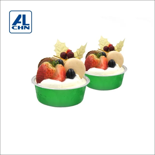 ALCHN 55ML/1.9oz  Small Disposable Aluminum Foil Jam/honey Baking Pudding Cookies Cupcake container