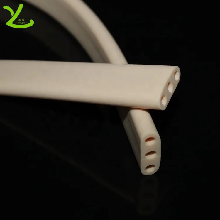 Custom three lumen silicone pipe food grade silicone rubber hose tube