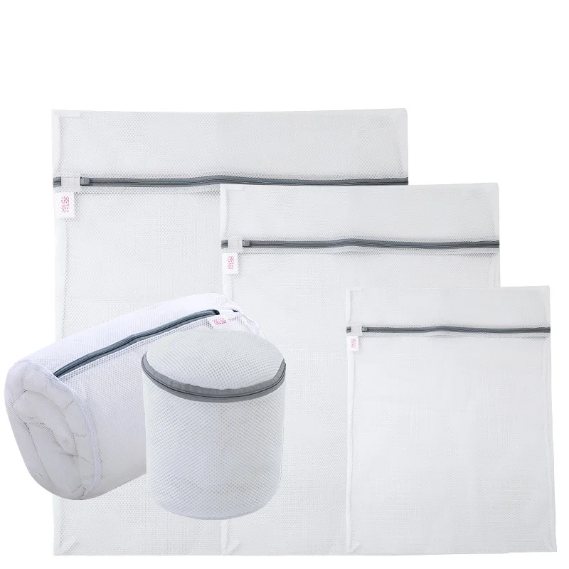 
High Quality Honeycomb Fabric Foldable Polyester Mesh Laundry Wash Bag For Laundry 