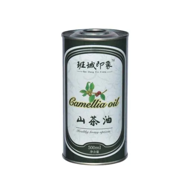 500ML Food Grade Round Extra Virgin Oil Tin Can Cooking Oil Packaging Tin
