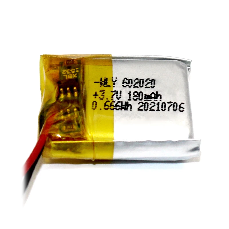 Wiliyoung Best Quality Battery Lipo 3.7v WLY 602020 180mah 3.7v Lithium ion Battery (1600436224416)