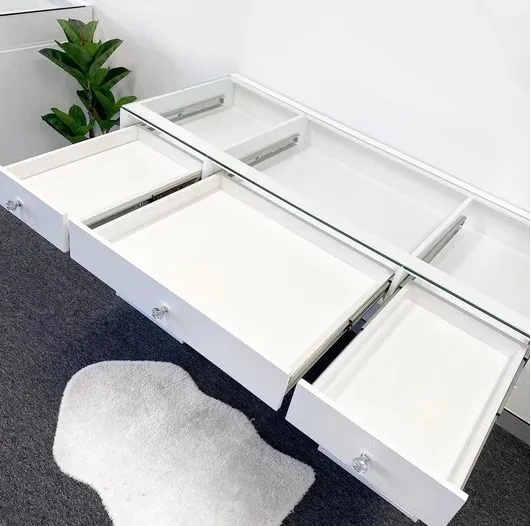 Bedroom Modern Makeup Storage 13 Drawer Vanity Table