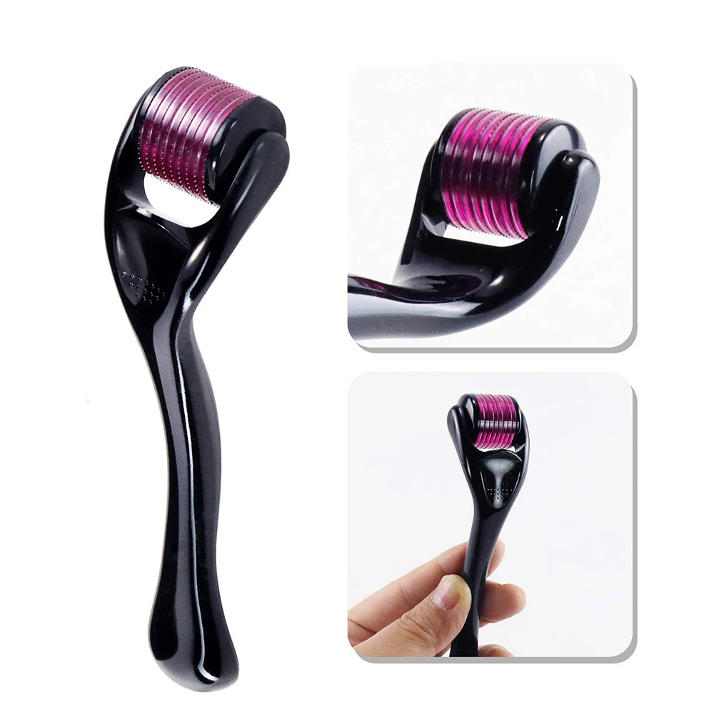 Facial Titanium Micro Needle Roller Acne Scars Freckle Roller Private Label 1mm 1.5mm Micro Derma Roller