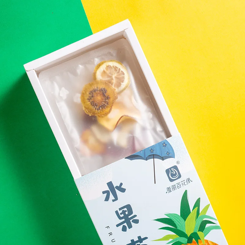 Customized high-quality handmade fresh fruit tea mixed with dried fruit, orange, pineapple, slimming and beauty tea