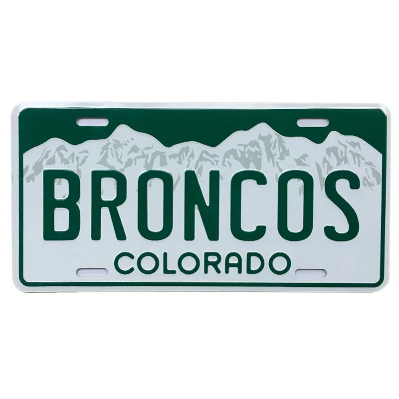 High Quality Custom Design Bicycle License Plate Embossed Bike Number Plate Aluminum Bike License Plate