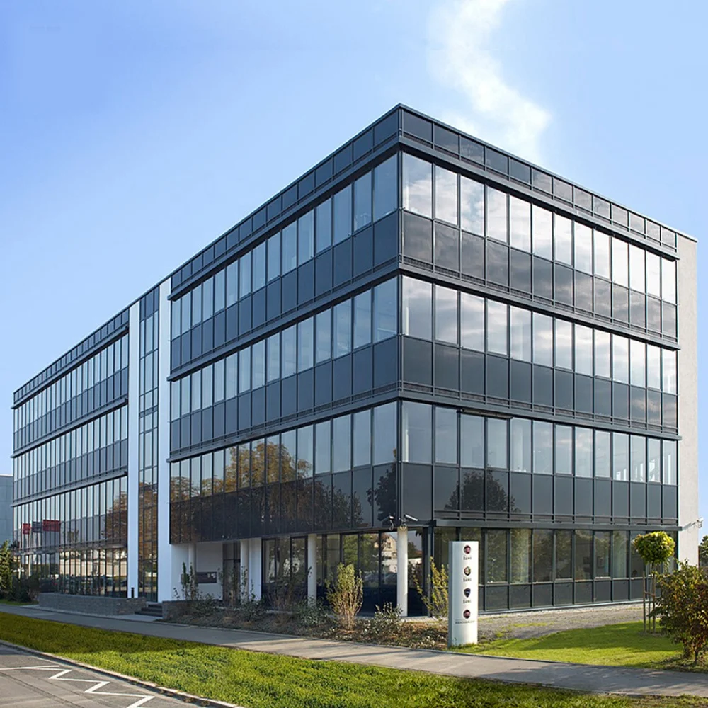 High quality  aluminum glass curtain wall exterior building cladding