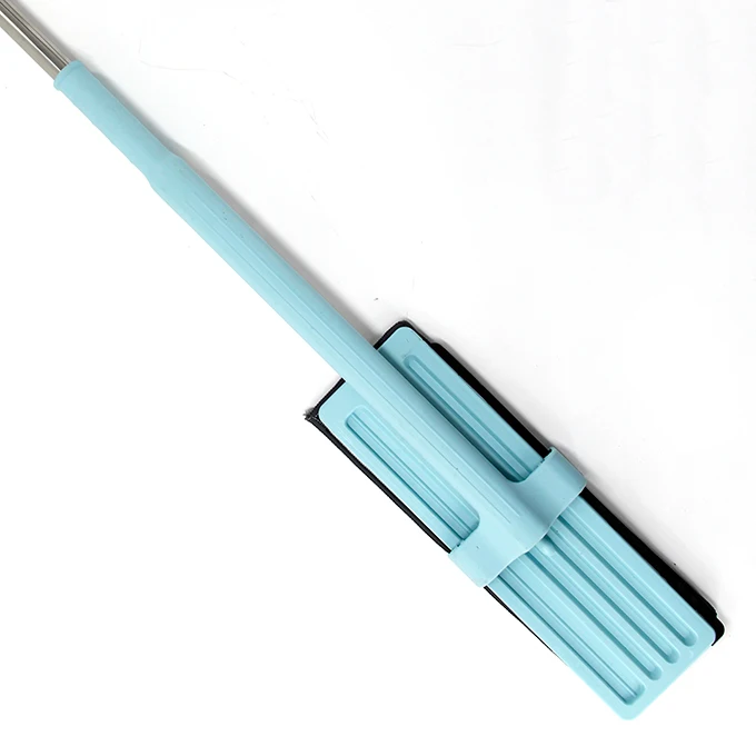 Magic Self Flat Mop Frame And Handle And Microfiber Pad Automatic Clip Cloth